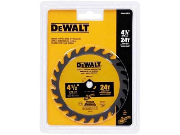 DEWALT SAWBLD 4-1/2X3/824T