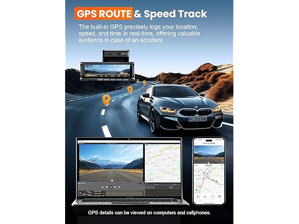 Affver 4K Dash Cam | 3.59" Screen | 64GB DS