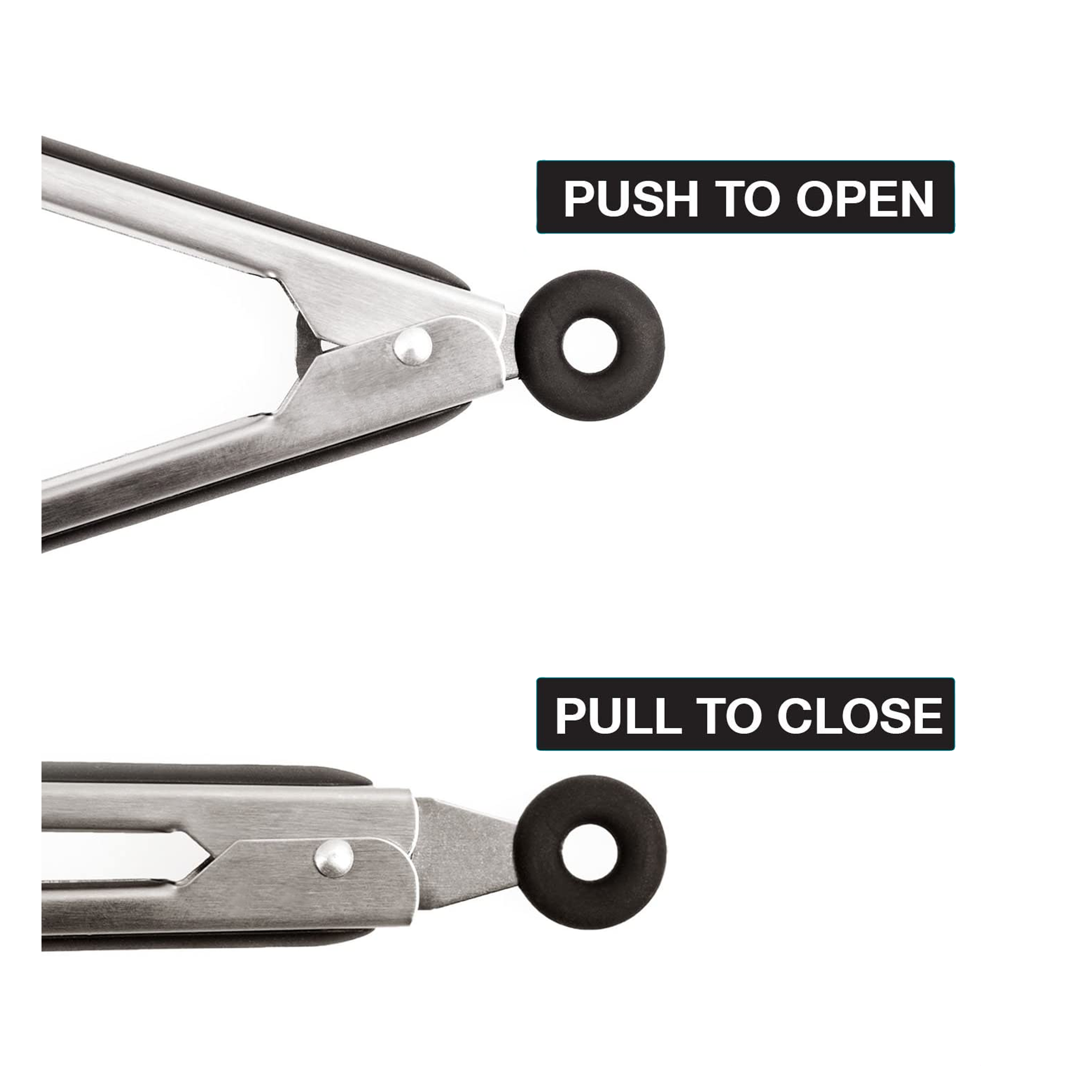 12” Stainless Steel Tongs - Gallery 16