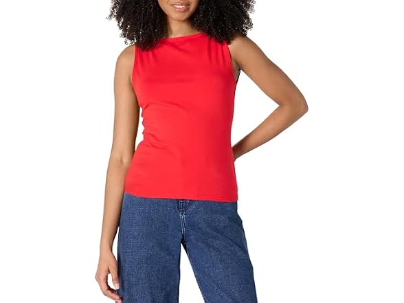 Amazon Essentials Women Slim-fit Rib Knit Tank