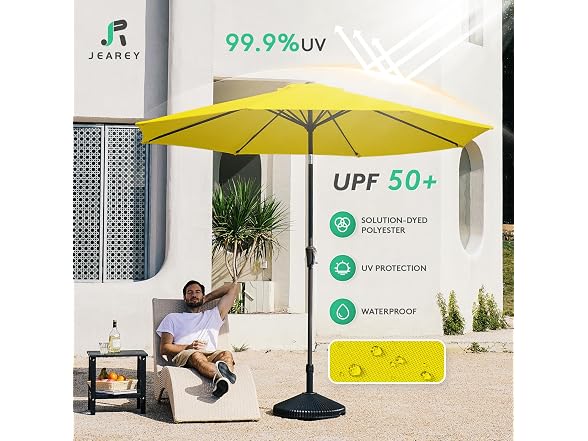 JEAREY 10FT Patio Market Umbrella