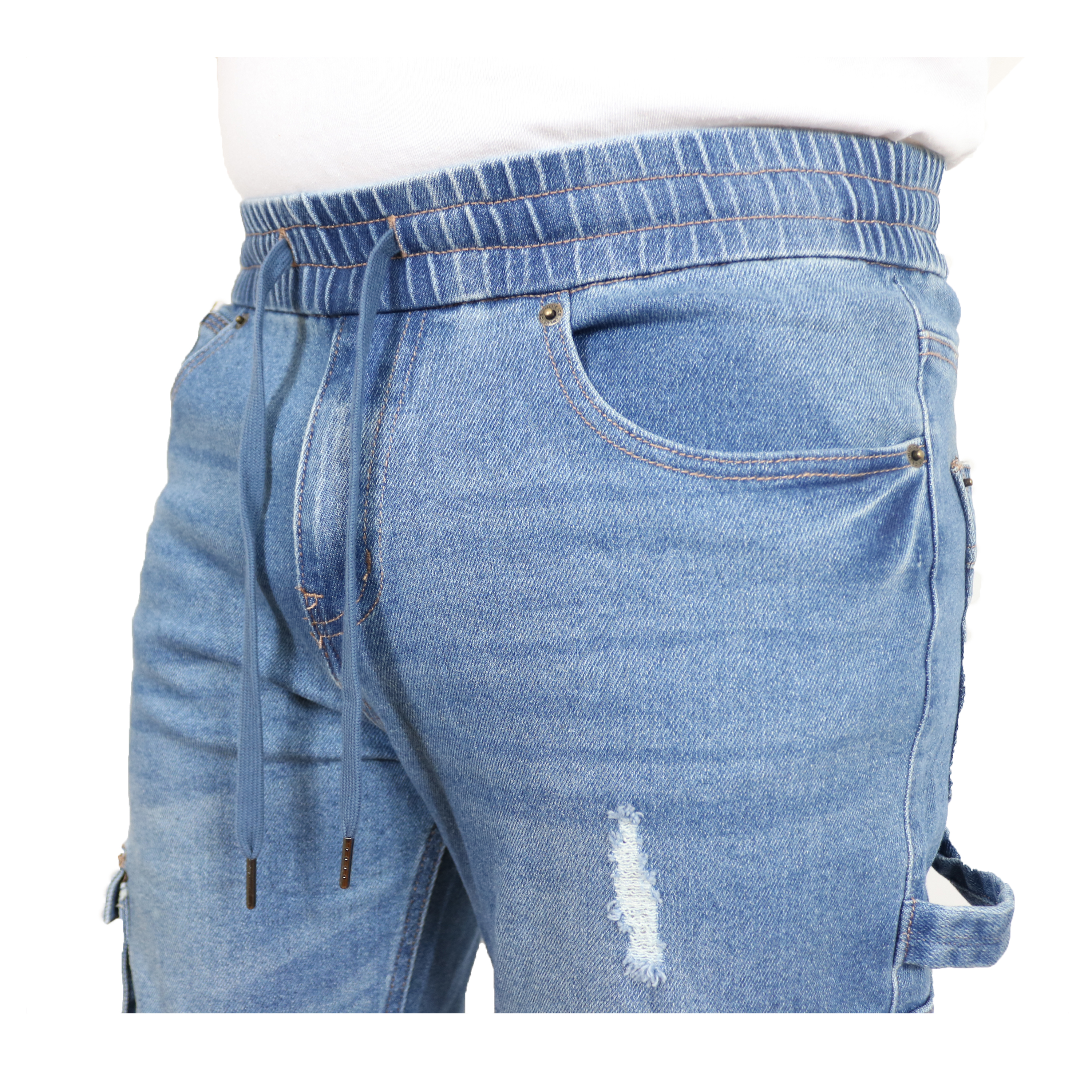 Men's Stretch Cargo Jean Jogger (S-3XL) - Gallery 20