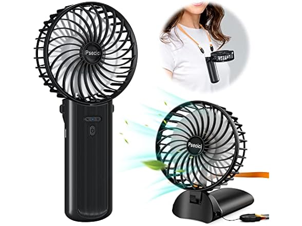 psecici Handheld Personal Fan