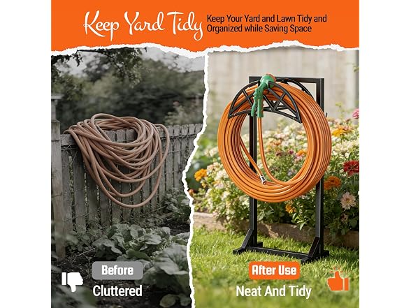 YFFSRJDJ Garden Hose Reel Heavy Duty