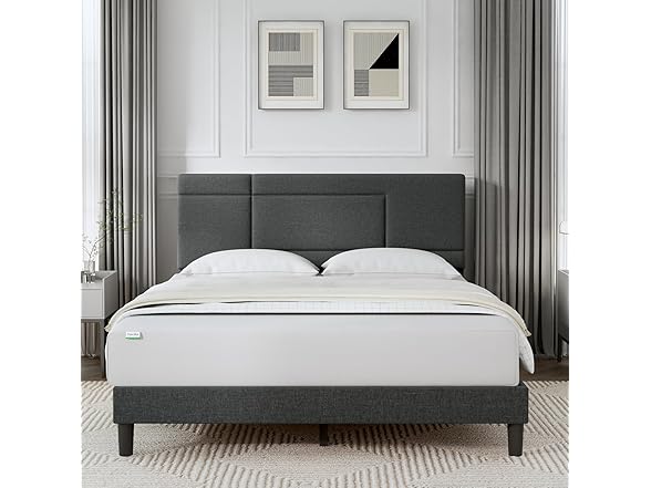 Novilla Bed Frame Queen Size, Queen Bed