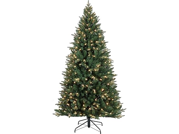 Alexa Compatible Smart Home Pre-Lit Artificial Christmas Tree