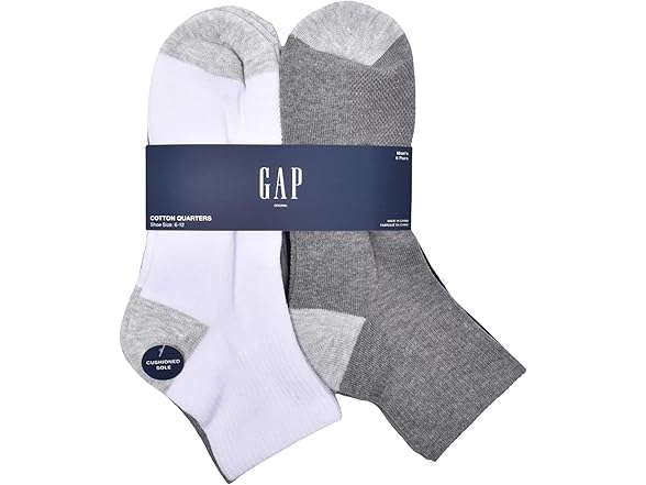 GAP Mens Quarter Cut Socks
