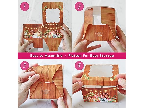 Kate Aspen Fall Cookie Boxes 30pk