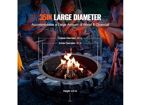 VEVOR Fire Pit Ring
