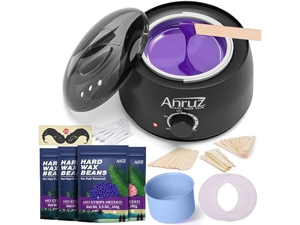 ANRUZ Waxing Kit for Women Men