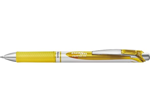 Pentel EnerGel Xm 0.7mm Rollerball - Yellow