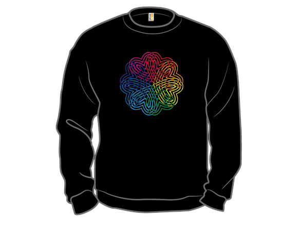 Rainbow Woven Hearts