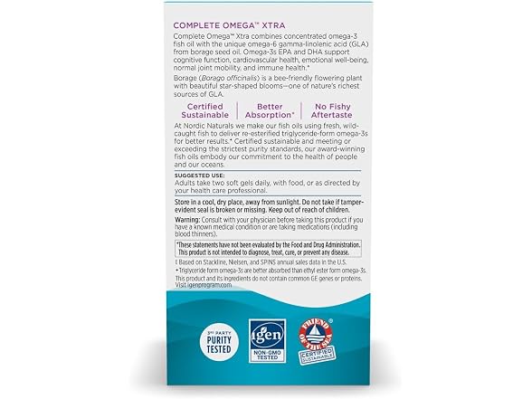 Nordic Naturals Complete Omega Xtra