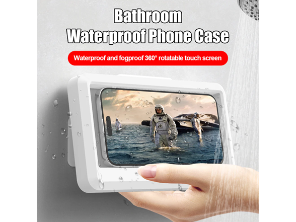 Waterproof Shower 360Degree Phone Holder