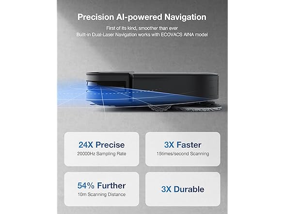 Ecovacs DEEBOT-X2-OMNI ECOVACS DEEBOT X2 OMNI Black