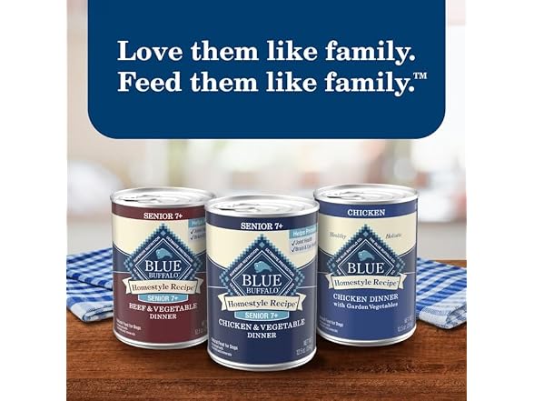 6ct Blue Buffalo Homestyle Beef Dinner Senior Dog Food