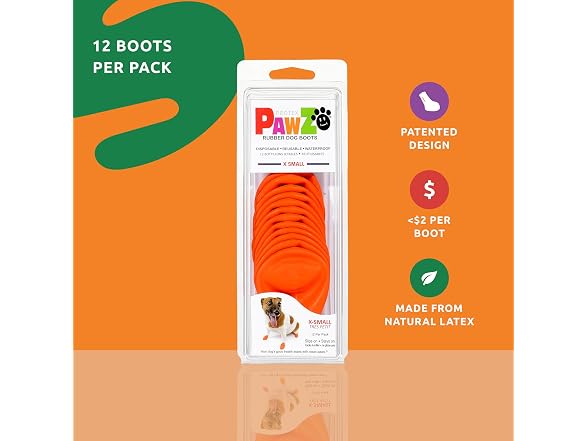 PawZ Rubber Dog Boots