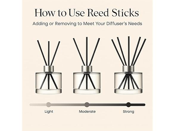 HOMELYCRAFT Reed Diffuser Set