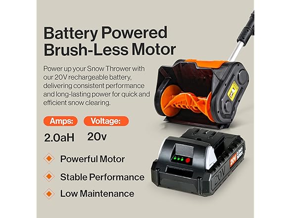 SuperHandy Cordless Snow Shovel