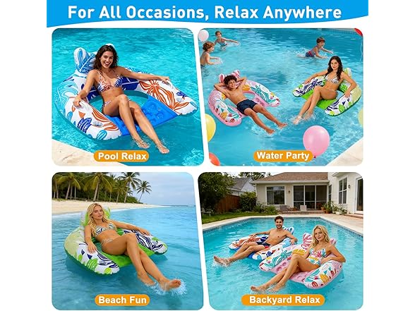BSIEZC Inflatable Pool Floats