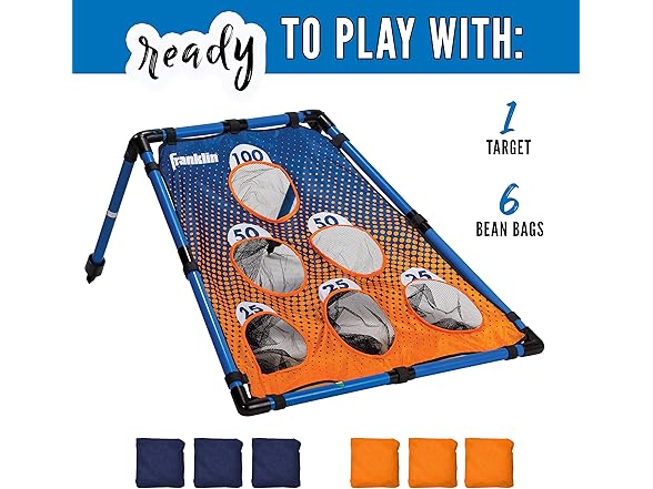 Franklin Sports Bean Bag Toss 6pc