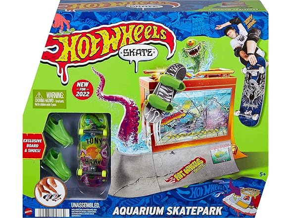 Hot Wheels Aquarium Skatepark Playset