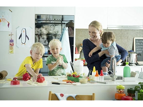 Kuhn Rikon Kinderkitchen® Kids Chef Knife Set With Scissors, 3 Pieces