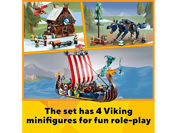 LEGO Creator 3in1 Viking Ship (Open Box)