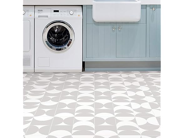 Eclipse Peel & Stick Tiles, white/Off white 10pc