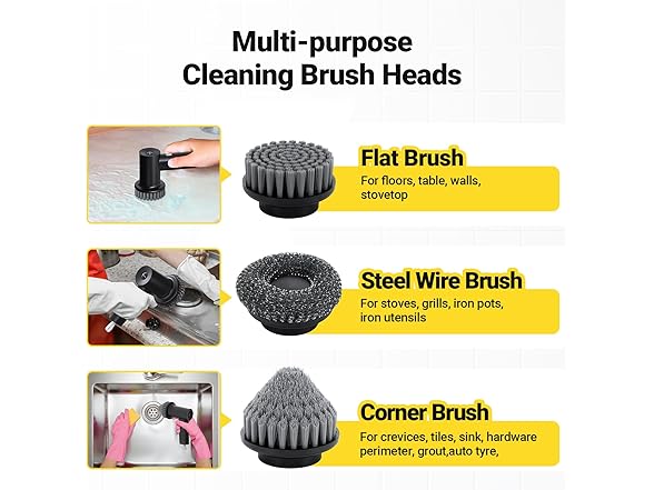 StarVal Electric Handheld Spin Scrubber