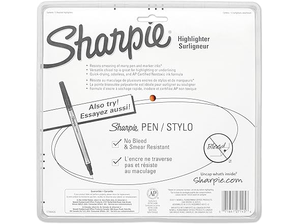 Sharpie Pocket Highlighters, 12 Count