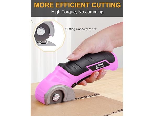 AMZBUY Cordless Electric Scissors -Choose Color