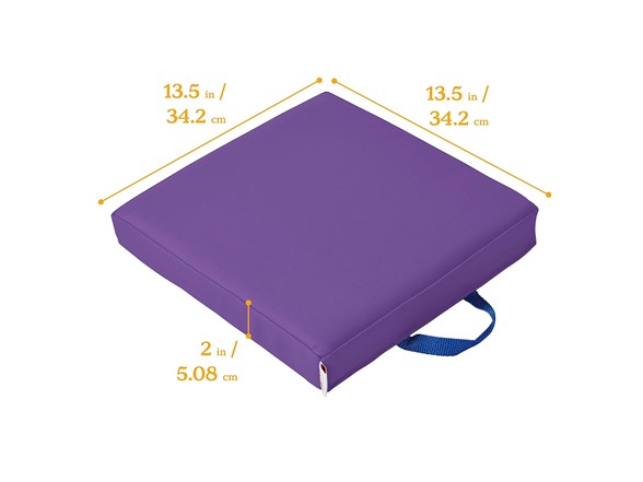 ECR4Kids SoftZone Floor Cushions, Square