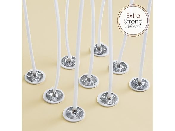 Hearth and Harbor 100 6" Cotton Wicks + Stickers