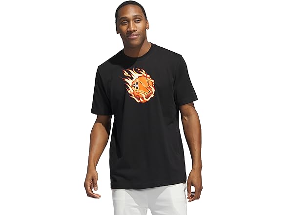 adidas On Fire Basketball Tee (2XL)