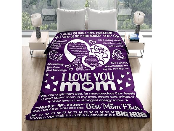 YUzzles Mothers Day Blanket Gifts