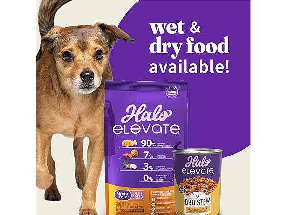 Halo Elevate Wet Dog Food 12.7 Oz Can (Pack of 6)