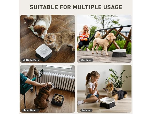 PAWGETHER No Spill Water Bowl for Dog