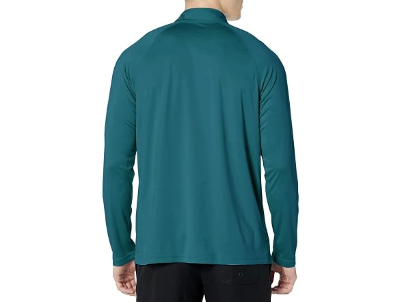 SG Edge Men (L) UPF 50+ Rash Guard 1/4 Zip Shirt
