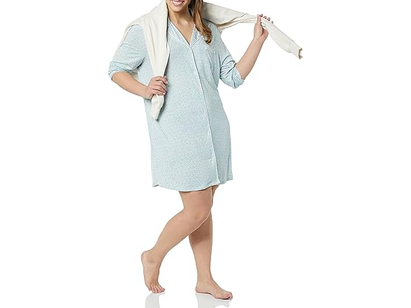Amazon Essentials Women Piped Nightshirt