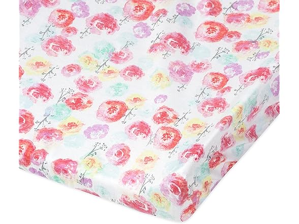 HonestBaby Changing Pad Cover, Rose