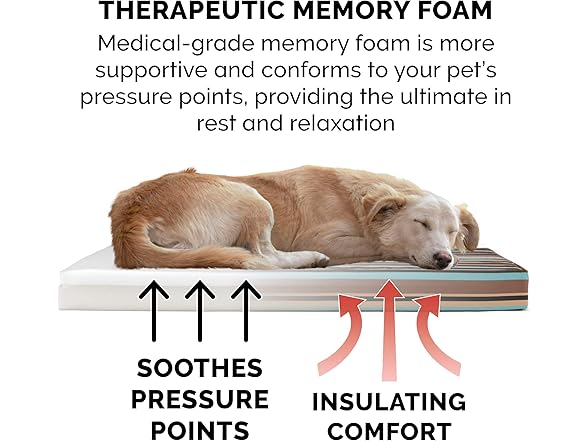Furhaven Water-Resistant Memory Foam Dog Bed