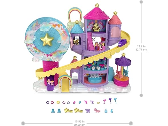 Polly Pocket Rainbow Funland Theme Park