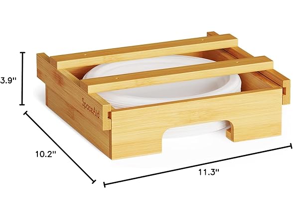 SpaceAid 9" Paper Plate Dispenser