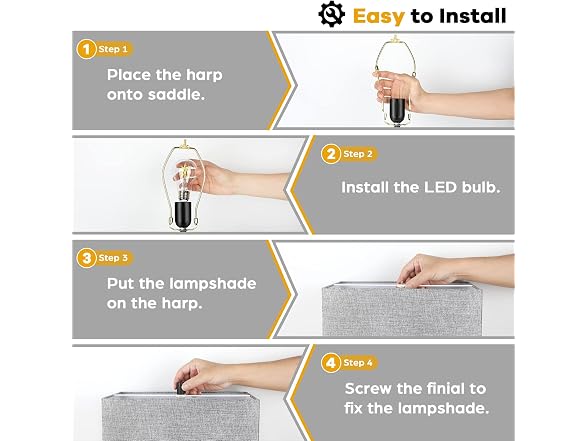 Set of 2 Modern Touch Control Table Lamps