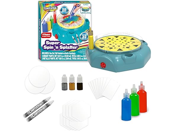 Creative Kids Super Spin 'n Splatter Art