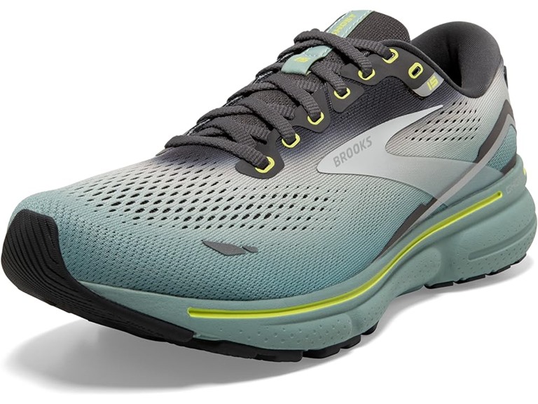 Brooks Ghost 15 Men's Shoes Grey/Oyster/Cloud Blue Size 11
