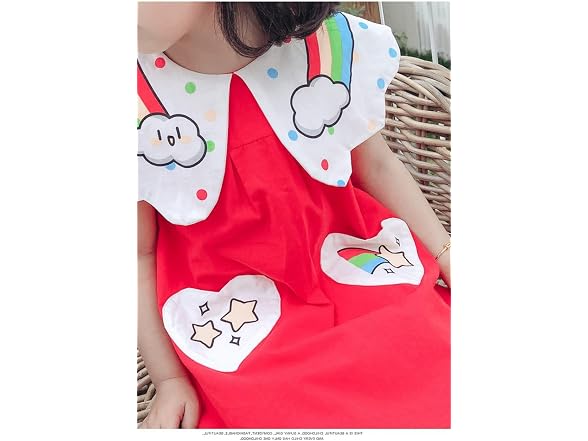 CuteOn Girls (3T) Dress Toddler Baby Rainbow Dress
