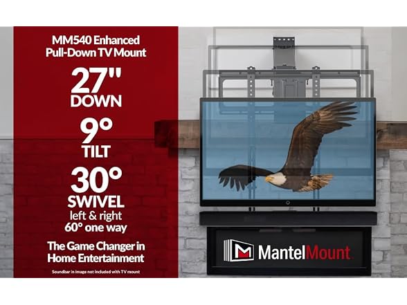MantelMount MM540 - Above Fireplace Pull