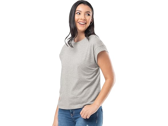 Lee Women's Grey Short Sleeve Tee (M)